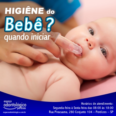 Quando iniciar a higiene do bebê?